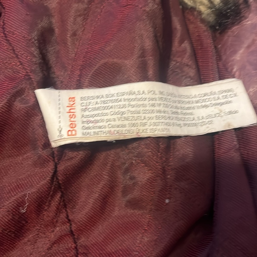 Lived in Bershaka Leather Jacket with Faux fur collar - Picture 7 of 15